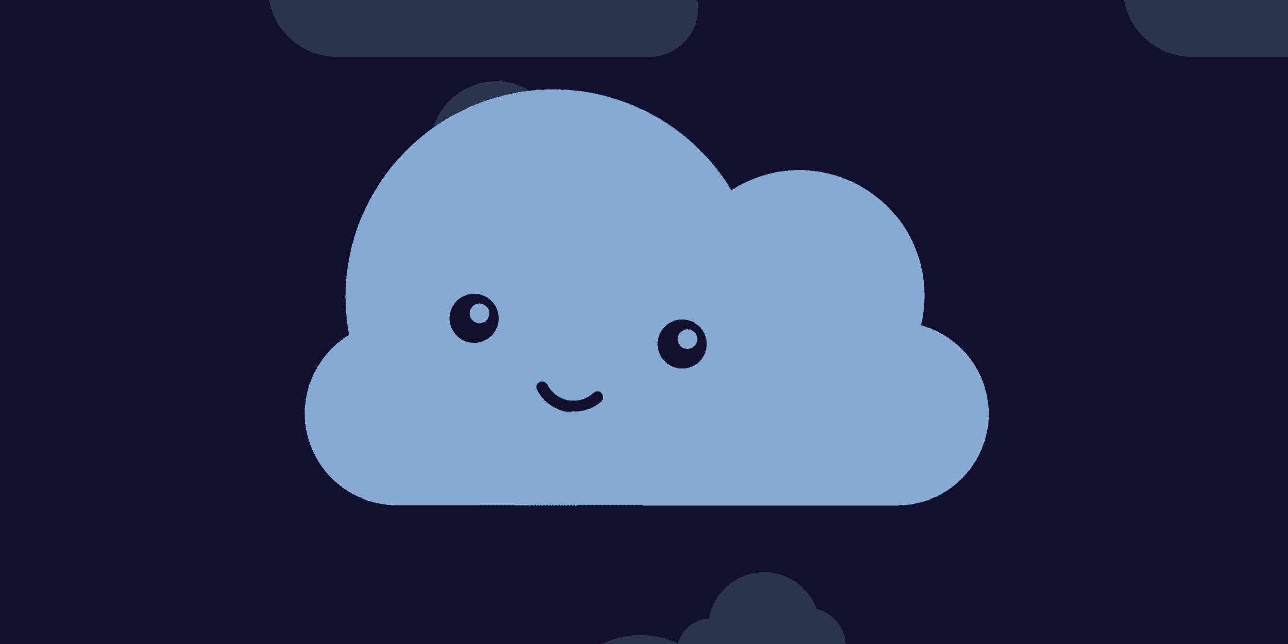 A happy cloud